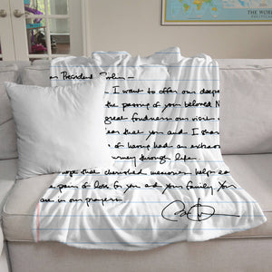 Handwriting Pillow Remembrance Gifts Handwriting in Memory 